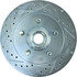 227.65081R by CENTRIC - Select Sport Drilled & Slotted Rotor, Right