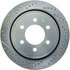 227.65135R by CENTRIC - Select Sport Drilled & Slotted Rotor, Right