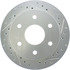 227.66009L by CENTRIC - Select Sport Drilled & Slotted Rotor, Left