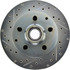 227.66025R by CENTRIC - Select Sport Drilled & Slotted Rotor, Right