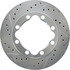 227.66026R by CENTRIC - Select Sport Drilled & Slotted Rotor, Right