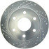 227.66040R by CENTRIC - Select Sport Drilled & Slotted Rotor, Right