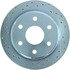 227.66041R by CENTRIC - Select Sport Drilled & Slotted Rotor, Right