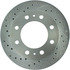 227.66042R by CENTRIC - Select Sport Drilled & Slotted Rotor, Right