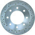 227.66043R by CENTRIC - Select Sport Drilled & Slotted Rotor, Right