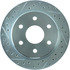 227.66045R by CENTRIC - Select Sport Drilled & Slotted Rotor, Right