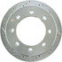 Centric 227.66050R Disc Brake Rotor Select Sport Drilled & Slotted Rotor, Right