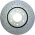 Centric 227.66053R Disc Brake Rotor Select Sport Drilled & Slotted Rotor, Right