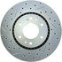 227.66053R by CENTRIC - Select Sport Drilled & Slotted Rotor, Right