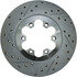 227.66056R by CENTRIC - Select Sport Drilled & Slotted Rotor, Right