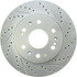 227.66057L by CENTRIC - Select Sport Drilled & Slotted Rotor, Left