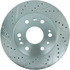 227.66057R by CENTRIC - Select Sport Drilled & Slotted Rotor, Right