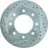 227.66059R by CENTRIC - Select Sport Drilled & Slotted Rotor, Right