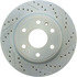 227.66069L by CENTRIC - Select Sport Drilled & Slotted Rotor, Left