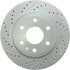 Centric 227.66069R Disc Brake Rotor Select Sport Drilled & Slotted Rotor, Right