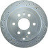 227.66070R by CENTRIC - Select Sport Drilled & Slotted Rotor, Right