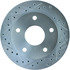 Centric 227.67029R Disc Brake Rotor Select Sport Drilled & Slotted Rotor, Right