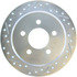 227.67032R by CENTRIC - Select Sport Drilled & Slotted Rotor, Right