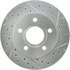 227.67042L by CENTRIC - Select Sport Drilled & Slotted Rotor, Left