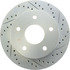 227.67050L by CENTRIC - Select Sport Drilled & Slotted Rotor, Left