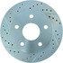 227.67050R by CENTRIC - Select Sport Drilled & Slotted Rotor, Right