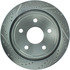 227.67054R by CENTRIC - Select Sport Drilled & Slotted Rotor, Right