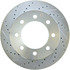 227.67061R by CENTRIC - Select Sport Drilled & Slotted Rotor, Right