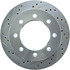 227.67062R by CENTRIC - Select Sport Drilled & Slotted Rotor, Right