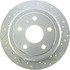 227.67067L by CENTRIC - Select Sport Drilled & Slotted Rotor, Left