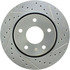 227.67069L by CENTRIC - Select Sport Drilled & Slotted Rotor, Left