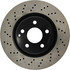 228.35038 by CENTRIC - C-Tek Standard Disc Brake Rotor - Drilled, 12.99 in. Outside Diameter