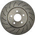 228.35110 by CENTRIC - C-Tek Standard Drilled Brake Rotor