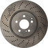 228.35118 by CENTRIC - C-Tek Standard Drilled Brake Rotor