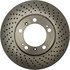 228.37035 by CENTRIC - C-Tek Standard Drilled Brake Rotor