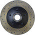 128.80003R by CENTRIC - Cross Drilled Rotor