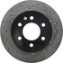 128.67038R by CENTRIC - Cross Drilled Rotor