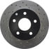 Centric 128.67042CL Disc Brake Rotor Sportstop Cryo Sport Drilled Rotor, Left