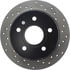 128.67043CL by CENTRIC - Sportstop Cryo Sport Drilled Rotor, Left