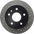 128.67043L by CENTRIC - Cross Drilled Rotor