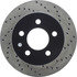 128.67045L by CENTRIC - Cross Drilled Rotor