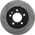 128.67049R by CENTRIC - Cross Drilled Rotor