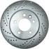 Centric 227.22013R Disc Brake Rotor Select Sport Drilled & Slotted Rotor, Right