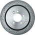 227.22010R by CENTRIC - Select Sport Drilled & Slotted Rotor, Right