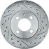 227.33023L by CENTRIC - Select Sport Drilled & Slotted Rotor, Left