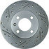 227.33023R by CENTRIC - Select Sport Drilled & Slotted Rotor, Right