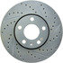 227.33039L by CENTRIC - Select Sport Drilled & Slotted Rotor, Left