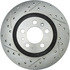 227.33054R by CENTRIC - Select Sport Drilled & Slotted Rotor, Right