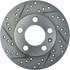 227.33057R by CENTRIC - Select Sport Drilled & Slotted Rotor, Right