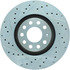 227.33096R by CENTRIC - Select Sport Drilled & Slotted Rotor, Right