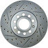 227.33110R by CENTRIC - Select Sport Drilled & Slotted Rotor, Right